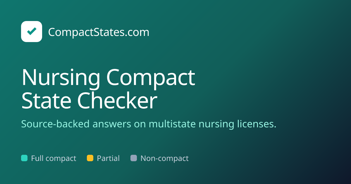 How to Get a Compact Nursing License: Step-by-Step | CompactStates